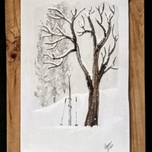 Tree & ski